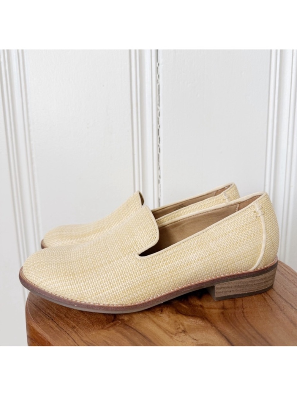 Earth Hemp Woven Raffia Women's Edna2 Loafers 7.5